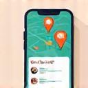 Mobile app feature to share location with family members